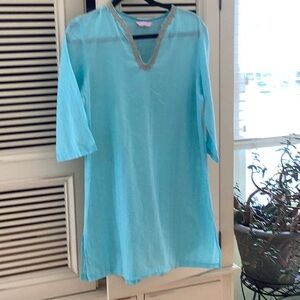 Lily Pulitzer aqua mint beach coverup!